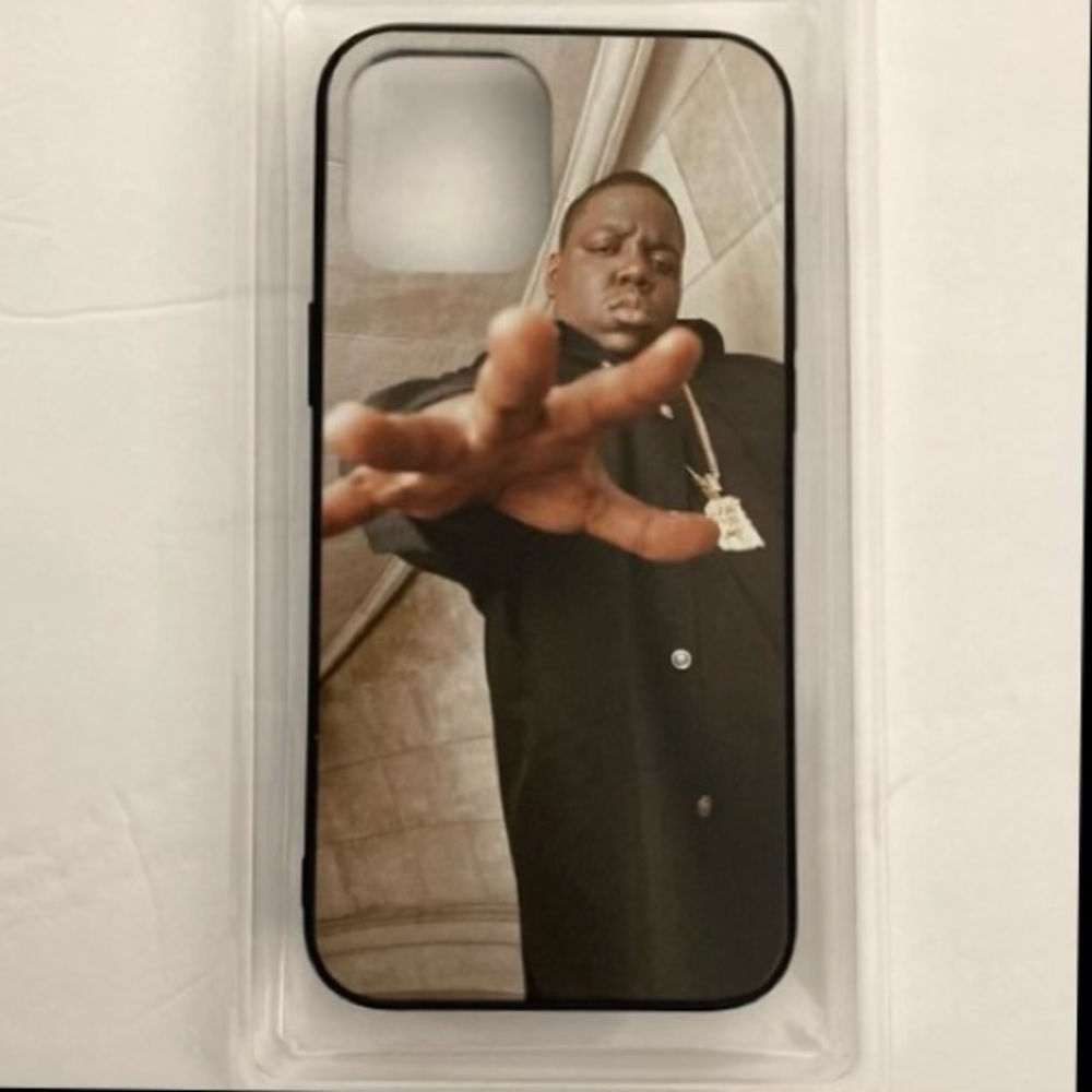 NIB The Notorious B.I.G iPhone 12 Pro Max Phone Case - Black